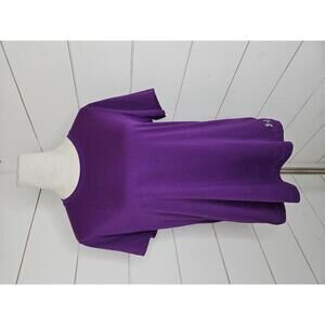Under Armour large purple semi-fitted tee shirt. Heatgear